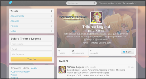 Actus Twitter Triforce Legend