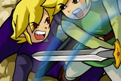 Combat entre Link