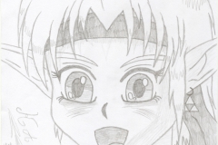 Le visage de Kasuto la guerrière