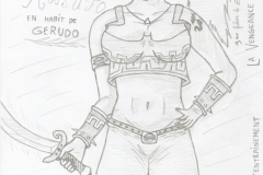 Kasuto en habit de guerrière Gerudo
