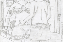 Le jeune couple adolescent