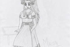 Malon la gérante du Ranch Lon Lon