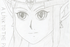 Le visage de la Princesse Zelda dans ALLTP