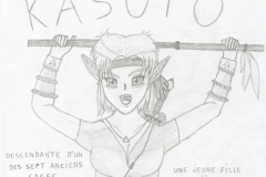 Kasuto la jeune guerrière courageuse
