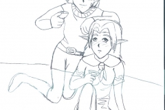 Saria et Malon (sans couleurs)