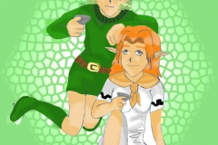 Saria et Malon (avec couleurs)