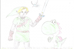 Link et Yoshi