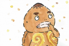 Goron à l'aquarelle