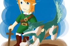 Link TP en chibi