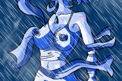 Kasuto sous la pluie