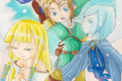 Zelda Link et Fay chibi