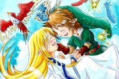 Zelda et Link