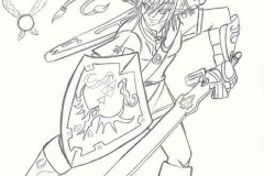 L'artwork de Link de Twilight Princess