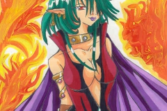 Portrait de Saria la sorcière