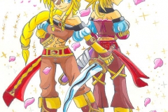 Zeldapeach et Kasuto en pirate