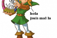 Link casse la Harpe des Ages